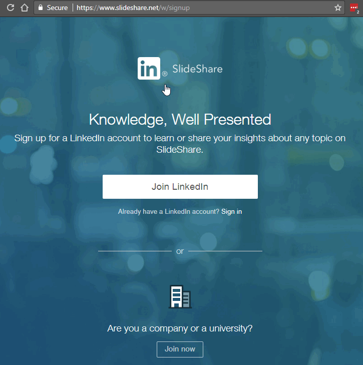 how to create a slideshare account for your brand slideshare account
